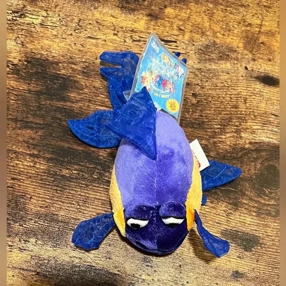 Ganz | Webkinz, Lil’ Kinz Purple Goldfish plush/stuffed animal. - Picture 2 of 13